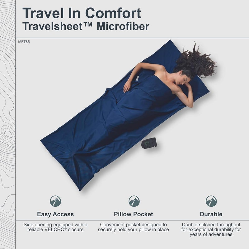 Cocoon - Premium - TravelSheet™ Microfiber - Cranberry - Image 3